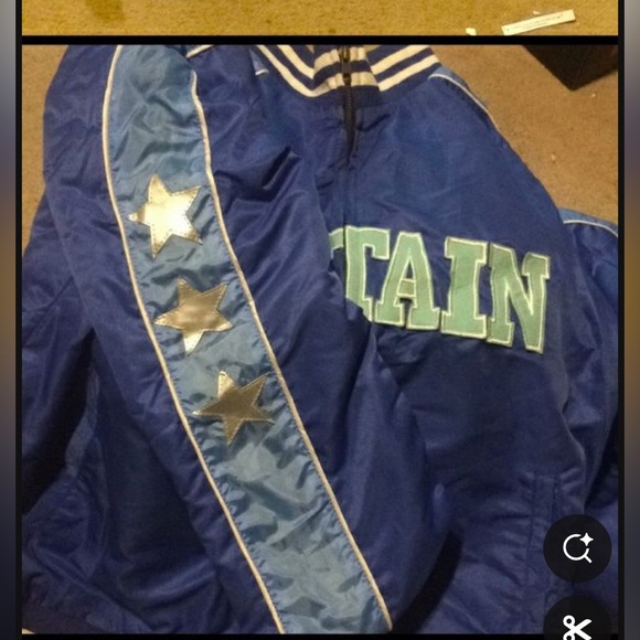 Captain America coat! Halloween costume? Heavy! Size 2xL blue! - Picture 2 of 2